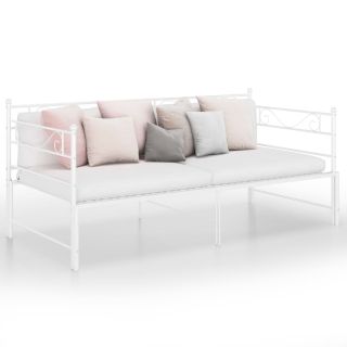 Каркас раскладного дивана-кровати, белый, металл, 90 x 200 см