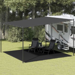 тентовый коврик 400 x 400 см, черный, HDPE