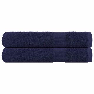 saunarätikud 2 tk, tumesinine, 80x200 cm, 360 gsm, 100% puuvill