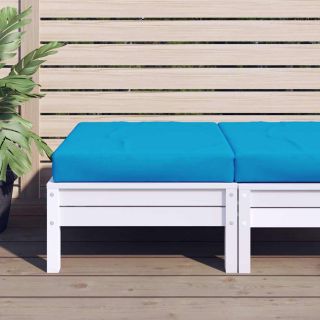 Подушка для сиденья из европоддона, светло-голубая, 60 x 60 x 8 см, ткань Оксфорд