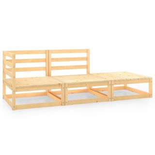 3-osaline aiamööblikomplekt, männipuit
