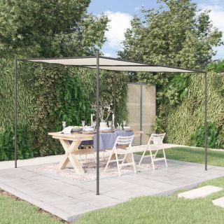 тент, белый, 3x3 м, 180 г/м², ткань и сталь