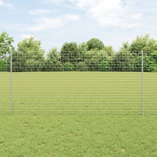 Euroopa Aed 10 U Postiga Hõbedane 1,2x10 m Teras