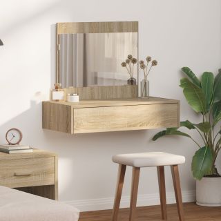 Seinal kõrguv riidepeegel Sonoma Oak 83x40x70 cm