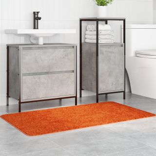 Vannitoa vaip Ristkülikuline Oranž 70x120 cm Polüpropüleen Libisemiskindel