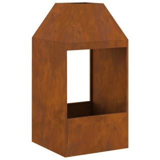 Tulease 50x50x100 cm Ilmastikukindlast terasest