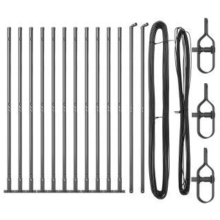 Aiapostid aluspinkidega 13 tk Ø32mm 68.5cm tsinkimisega terasest