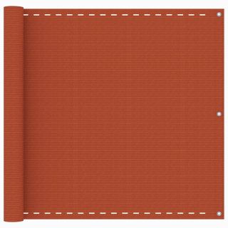 Балконная маркиза, оранжевая, 90 x 400 см, HDPE