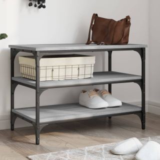 jalatsipink, hall Sonoma tamm, 70 x 38,5 x 49 cm, tehispuit