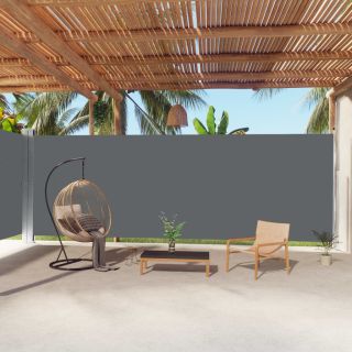 lahtitõmmatav külgsein, antratsiithall, 220 x 1000 cm