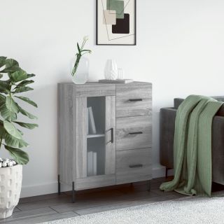 puhvetkapp, hall, Sonoma tamm, 69,5 x 34 x 90 cm, tehispuit