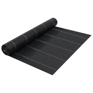 umbrohumatt, must, 1 x 25 m, PP