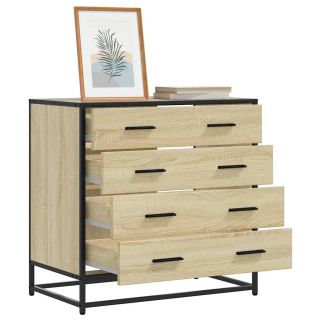 Тумба с ящиками Sonoma Oak 70x41x70 см Engineered Wood