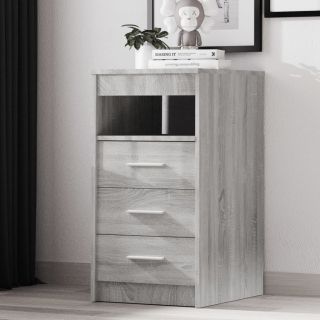 kummut, hall Sonoma tamm, 40 x 50 x 76 cm, tehispuit