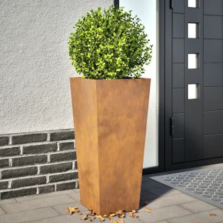 Istutusmasinad 2 tk 35x35x75 cm Ilmastikukindel teras