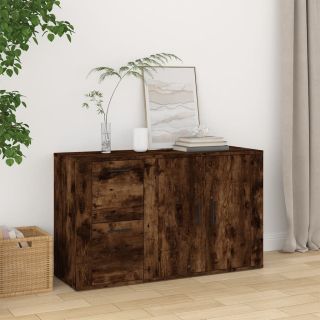 puhvetkapp, suitsutatud tamm, 100x33x59,5 cm, tehispuit