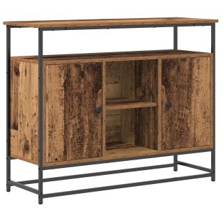Kõrge kapid Vanatüüpi Puit 100x35x80 cm Töödeldud Puit ja Teras