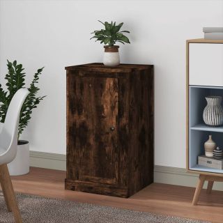 puhvetkapp, suitsutatud tamm, 37,5x35,5x67,5 cm, tehispuit