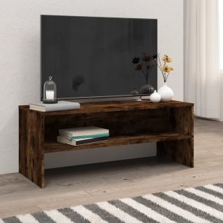 telerikapp, suitsutatud tamm, 100 x 40 x 40 cm, tehispuit