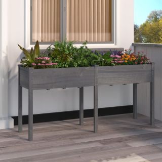 voodriga taimelava, hall, 161 x 45 x 76 cm, nulupuit