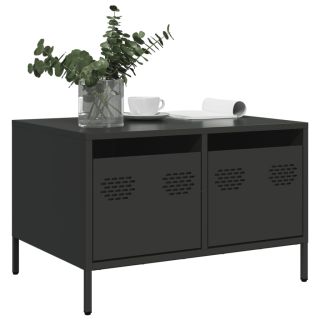 Тумба под телевизор, черная, 68x50x43,5 см, холоднокатаная сталь