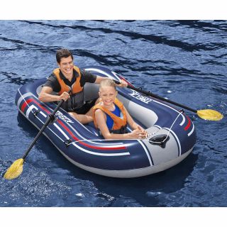 Надувная лодка Bestway Hydro-Force с насосом и веслами, синяя