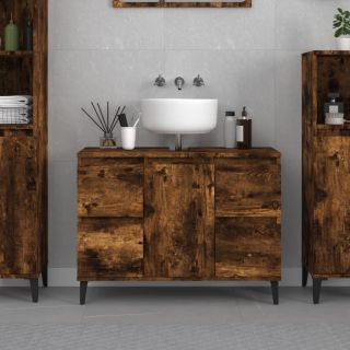 valamukapp, suitsutatud tamm, 80 x 33 x 60 cm, tehispuit