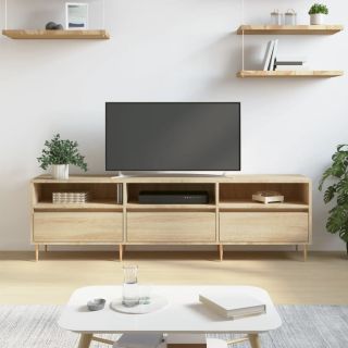 telerikapp, Sonoma tamm, 150x30x44,5 cm, tehispuit