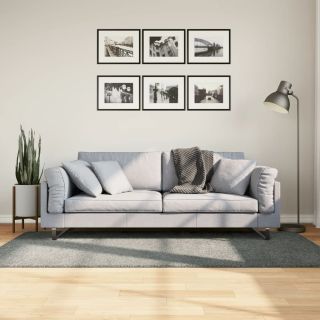 kõrge narmaga Shaggy vaip, roheline, 100x200 cm