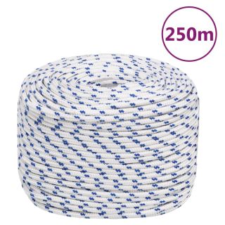 paadiköis, valge, 8 mm, 250 m, polüpropüleen