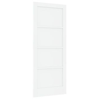 Siseuks 'ORKDAL'Valge 83x202x4 cm Tugev Puit Mänd