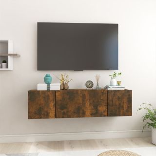 seina telerikapid 2 tk, suitsutatud tamm 60 x 30 x 30 cm