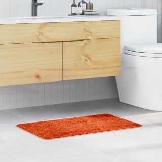 Vannitoa vaip Ristkülikuline Oranž 50x80 cm Polüpropüleen Libisemiskindel