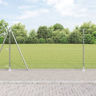 Aedapostid alusplaatidega 7 tk Ø32mm 68,5cm Galvaniseeritud teras