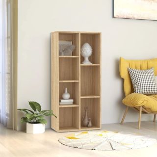 Книжная полка Sonoma дуб, 50 x 25 x 106 см, искусственное дерево