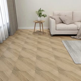 iseliimuvad põrandaplaadid 20 tk, PVC, 1,86 m² triibuline pruun
