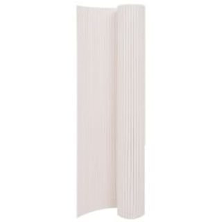 kahepoolne piirdeaed 110 x 300 cm, valge