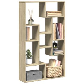 книжная полка, дуб Сонома, 72x20x120 см, искусственное дерево