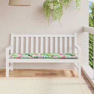 подушка для сиденья садовой скамейки, разноцветная, 150x50x3 см, ткань оксфорд