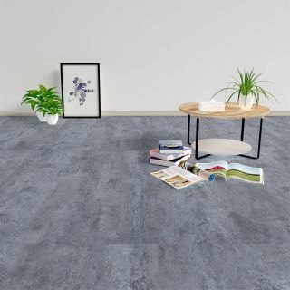 iseliimuvad põrandaplaadid 20 tk, PVC, 1,86 m², hall marmor