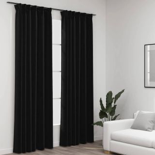 pimendavad kardinad konksudega, 2 tk antratsiit 140 x 245 cm