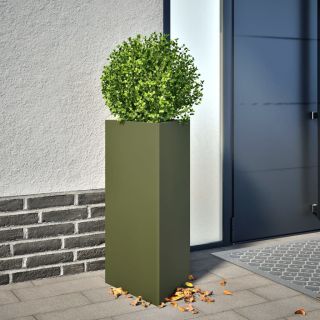 aia taimekastid 2 tk, roheline, kolmnurk, 40x34,5x70 cm, teras