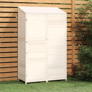 садовый сарай, белый 102x52x174,5 см ель