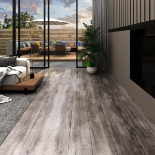 iseliimuvad PVC-põrandaplaadid 5,21 m², 2 mm, matt puit, pruun