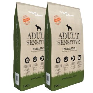 Premium koerte kuivtoit Adult Sensitive Lamb & Rice 2 tk, 30 kg