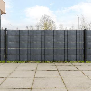 rõdupiirde katted 5 tk, antratsiithall, 255 x 19 cm, polürotang