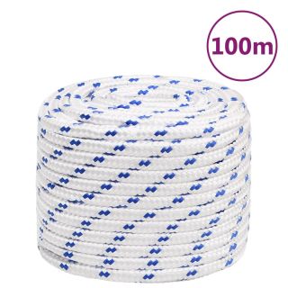 лодочный канат, белый, 18 мм, 100 м, полипропилен