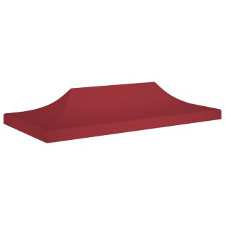 peotelgi katus 6 x 3 m, tumepunane, 270 g/m²