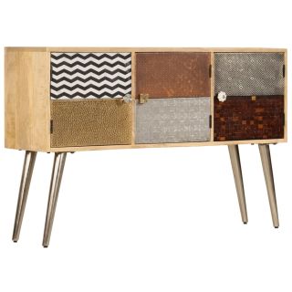 puhvetkapp, 120 x 30 x 75 cm, toekas mangopuit