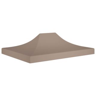 крыша шатра 4 x 3 м, коричневато-серая, 270 г/м²